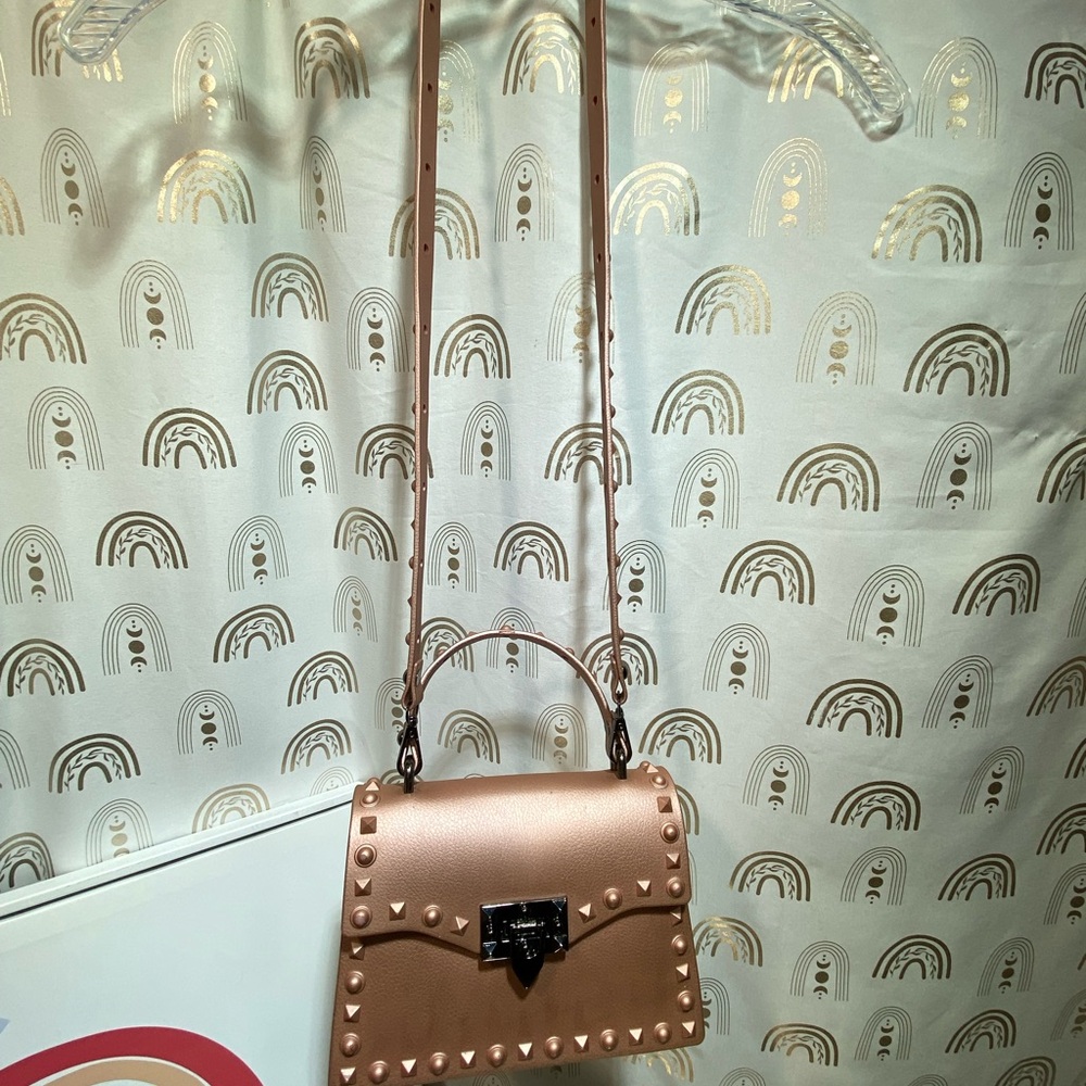 Studded Leather Crossbody Bag - Picture 2 of 8